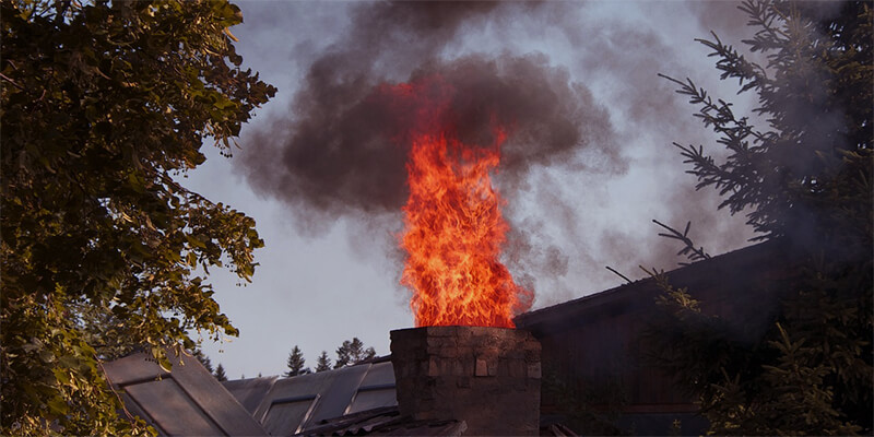 signs of a chimney fire - Star Chimney Sweep San Antonio